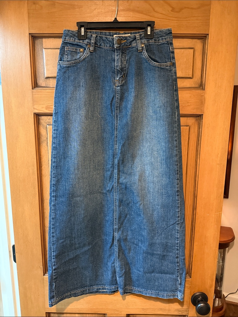 Stetson Dark Blue Denim Maxi Skirt